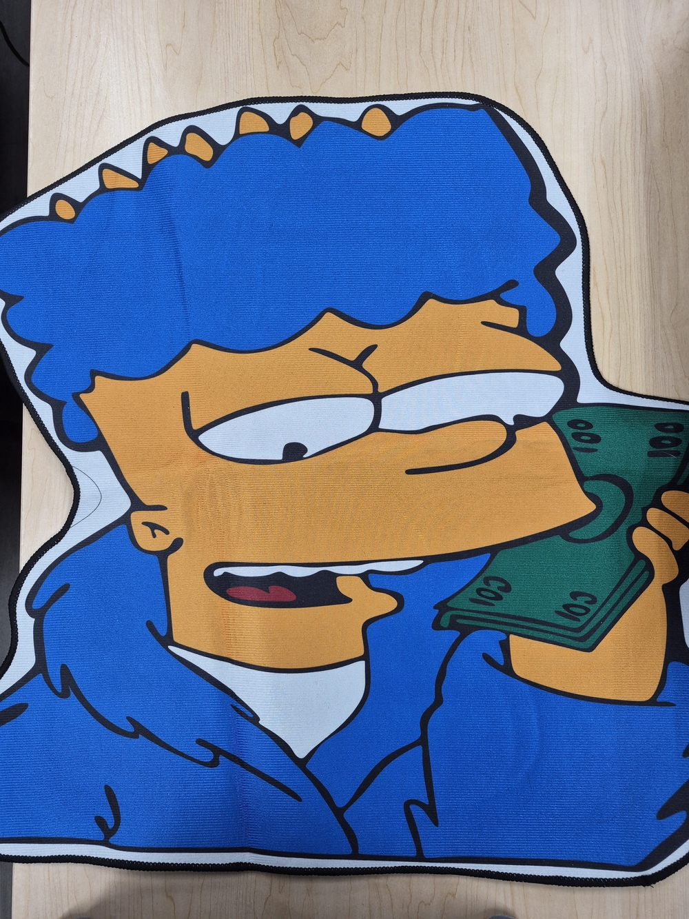 Bart simpson floor rug